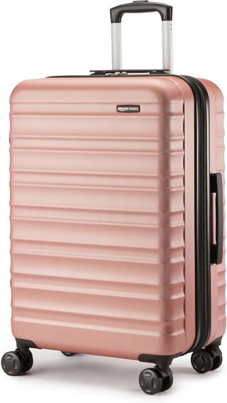 Maleta Amazon Basics Rosa Mediana 68cm
