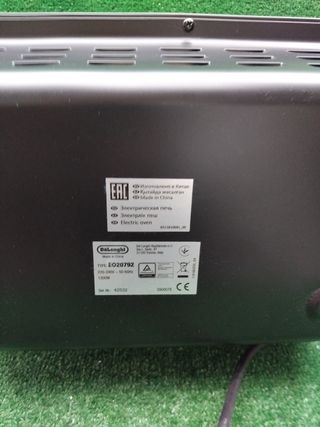 Horno Eléctrico DeLonghi 20792 20L