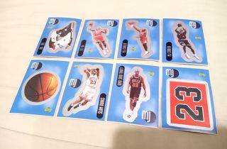CROMOS MICHAEL JORDAN MJ STICKERS 1998 LOTE x139