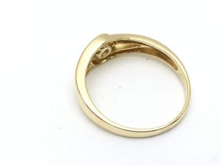 anillo oro 18k con piedra con circonita