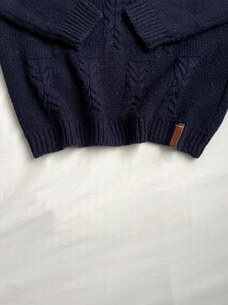 Jersey Tommy Hilfiger Azul Marino Cable Knit L