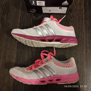 Scarpe running Adidas donna rosa/bianche