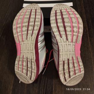 Scarpe running Adidas donna rosa/bianche