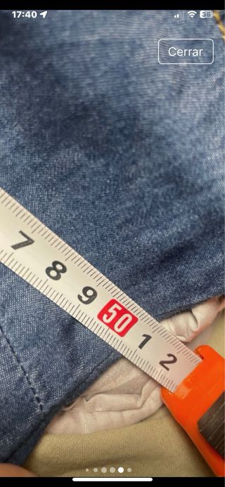 Camisa vaquera sin estrenar