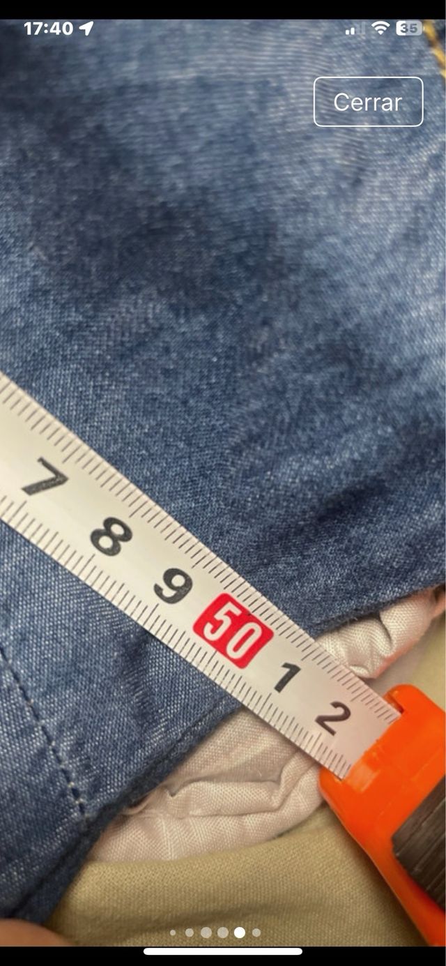 Camisa vaquera 46 sin estrenar