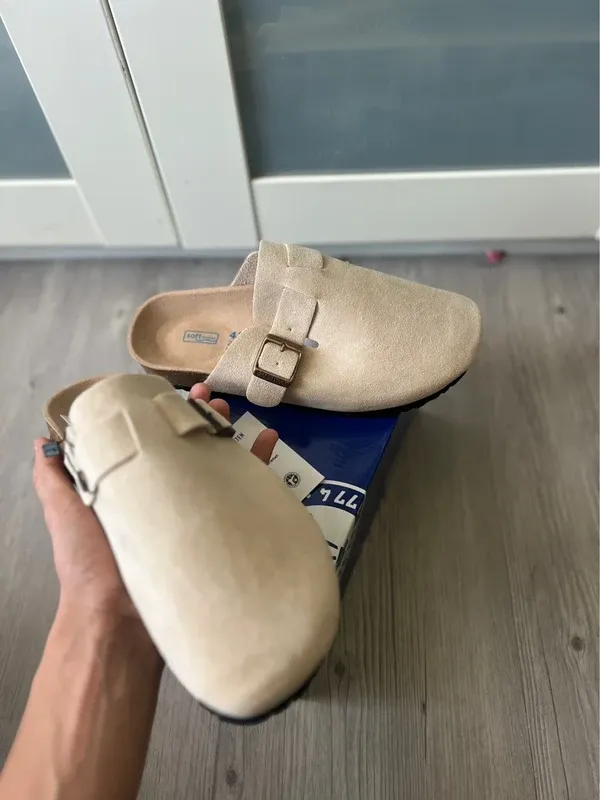 Birkenstock Boston Beige