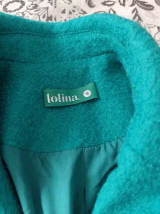 Abrigo Lolina turquesa