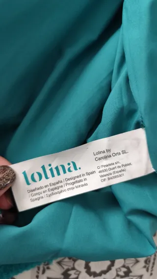 Abrigo Lolina turquesa
