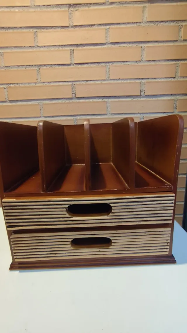Mueble organizador de madera
