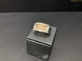 anillo oro 18k con piedra con diamante