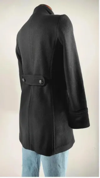 Abrigo lana Massimo Dutti doble botonadura