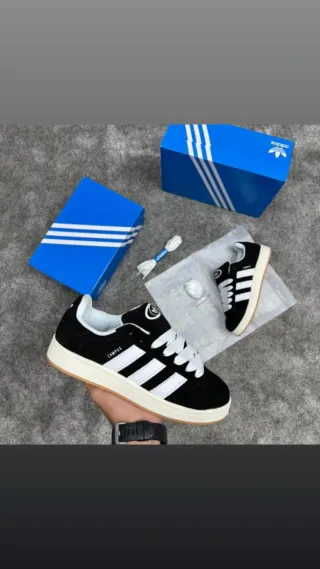 Adidas Campus Zapatillas Negras Talla 42 y más
