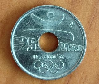 Lote 25 Pesetas SIN CIRCULAR