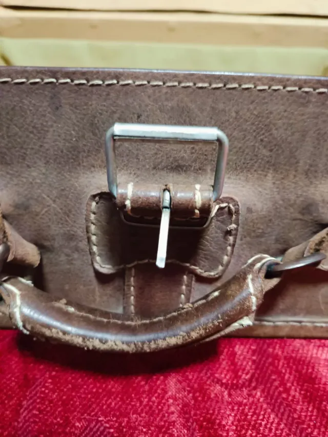 Maleta de piel vintage