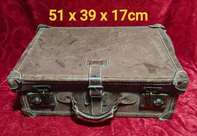 Maleta de piel vintage