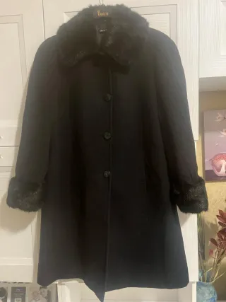 Cappotto donna con pelliccia