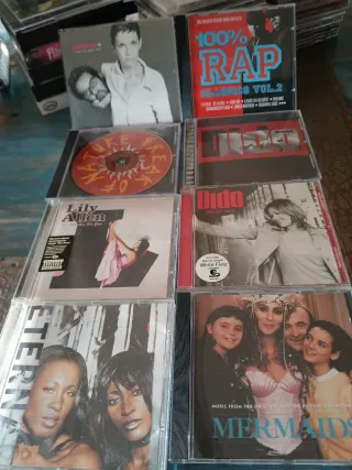 Lote 7  CDs: Rap, Pop, Rock y Banda Sonora