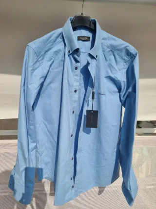Camisa Massimo Dutti azul