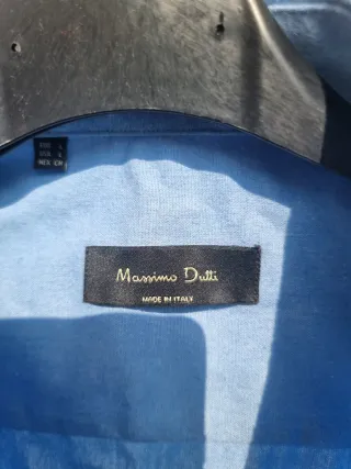 Camisa Massimo Dutti azul