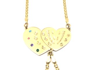 manita oro 18k con piedra con circonita