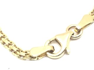 manita oro 18k con piedra con circonita