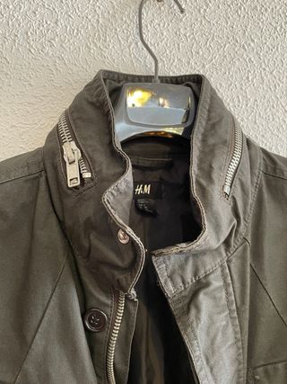 Chaqueta verde militar H&M 