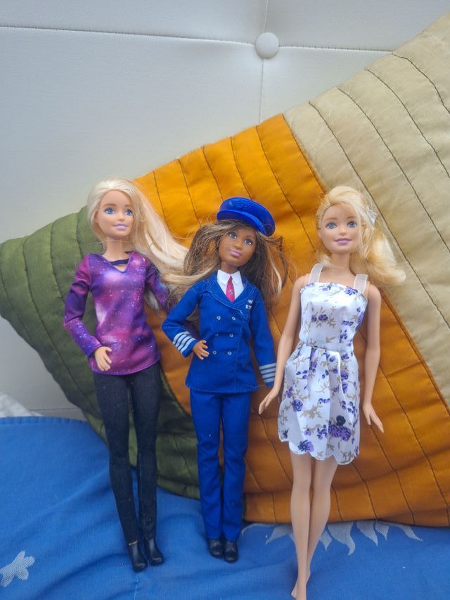 Lote de 3 Muñecas Barbie