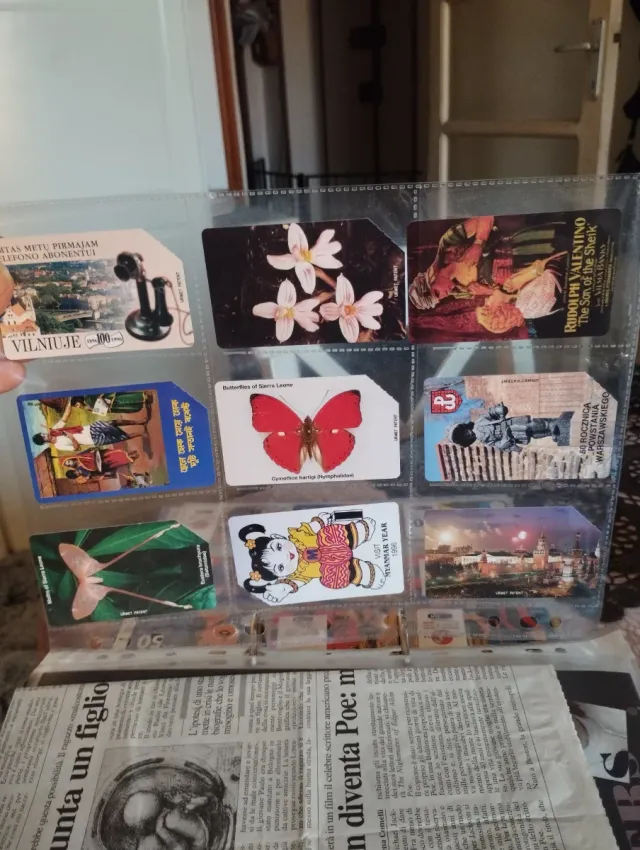 Schede telefoniche vari paesi