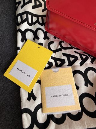 Bolso Uptown Marc Jacobs Rojo Piel
