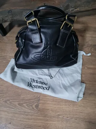 Bolso Vivienne Westwood Negro Asa Larga