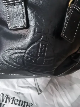Bolso Vivienne Westwood Negro Asa Larga