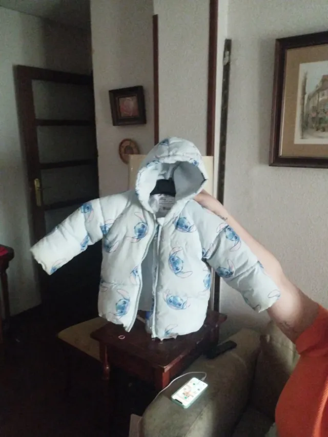 Anorak infantil estampado