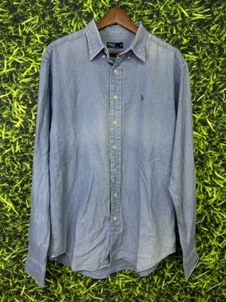 Camicia Polo Ralph Lauren Blu XL