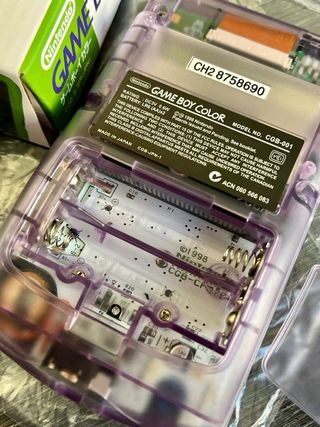 Nintendo Game Boy Color Morado Transparente