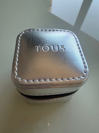 Anillo Tous Ónix Negro y Plata