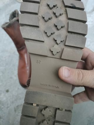 Botas de mujer marrones con forro piel. Calentitas