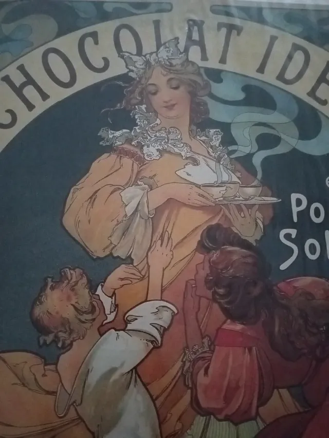 Lámina Chocolat Ideal vintage