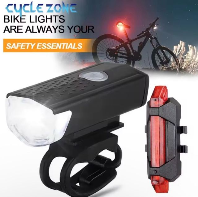 NUEVAS! Luces Bici Delantera y Trasera Recargable