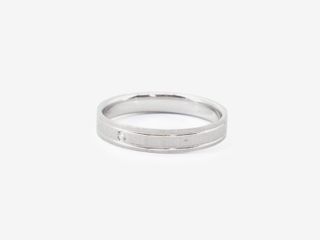 anillo oro 18k con piedra con diamante t. 16 (17,84 mm)