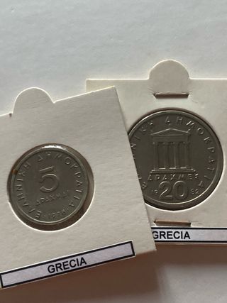 Lote 11 monedas Grecia