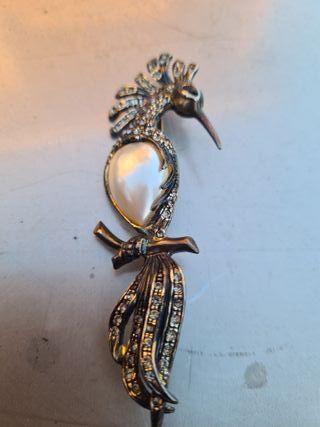 Spilla Argento 925 con Perla e Zirconi