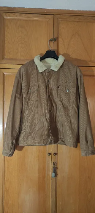 Cazadora pana borreguito beige/marrón