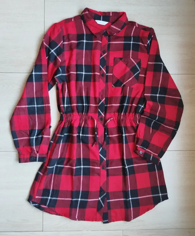 Vestido-Blusa cuadros Primark T12-13