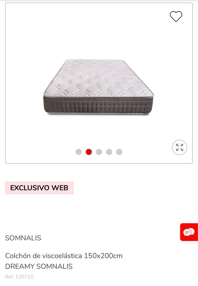 MATERASSO VISCOELASTICO ARROTOLATO 150x200 cm. RIF. E