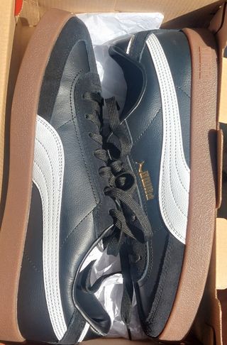 Zapatillas Puma Club II ERA Negras y Blancas