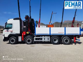 VOLVO FM 500 8X2 GRUA FASSI F545 CAJA FIJA 32T