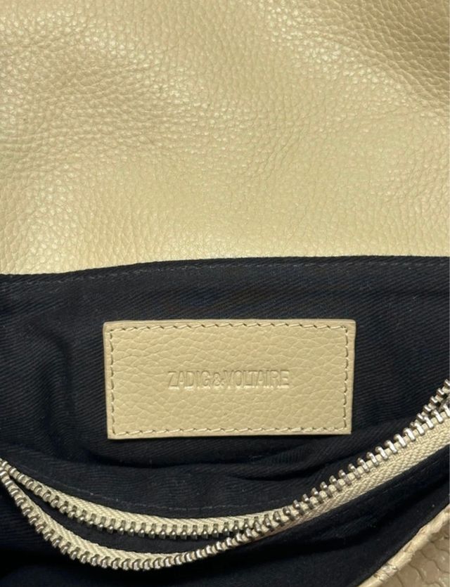 Borsa Zadig & Voltaire Beige/Argento