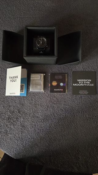 Swatch Mission to the Moonphase Black