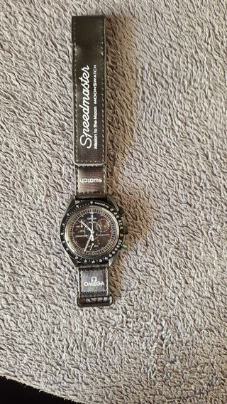 Swatch Mission to the Moonphase Black
