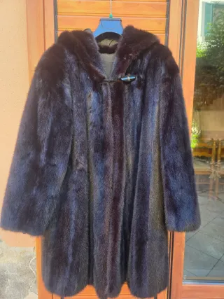 Cappotto vintage pelliccia elegante